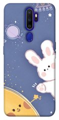 Чехол для Oppo A9 (2020) PandaPrint Зайка в космосе детские
