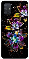 Чехол для Samsung Galaxy A71 PandaPrint Цветы цветы
