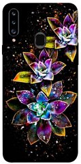 Чохол для Samsung Galaxy A20s PandaPrint Квіти квіти