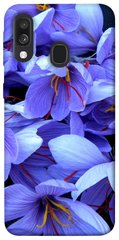 Чехол для Samsung Galaxy A40 (A405F) PandaPrint Фиолетовый сад цветы