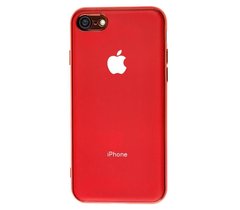 Чохол для iPhone 7/8 Silicone case матовий (TPU) червоний