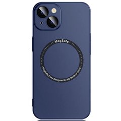 Чехол для iPhone 12/12 Pro Magnetic Design with MagSafe Navy Blue