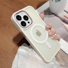 Чехол для iPhone 11 Matte Colorful Case with MagSafe White
