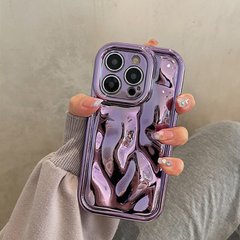 Чехол для iPhone 14 Liquid Mirror Case Фиолетовый