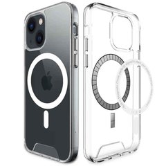 Чохол TPU Space Case with MagSafe для Apple iPhone 13 (6.1") Прозорий