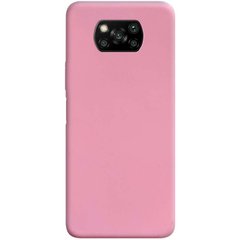 Силиконовый чехол Candy для Xiaomi Poco X3 NFC (розовый)