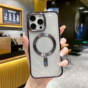 Чехол для iPhone 13 Open Shining With MagSafe Black