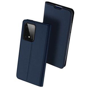Чехол-книжка Dux Ducis с карманом для визиток для Samsung Galaxy S20 Ultra (Синий)