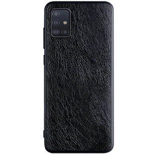 Кожаный чехол PU Retro classic для Samsung Galaxy A51 (Черный)
