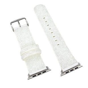 Ремешок для Apple Watch 38/40/41mm Swarovski со стразами White