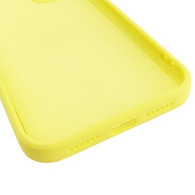 Чехол TPU Candy Ring Full Camera для Apple iPhone 12 (6.1"") Желтый / Yellow