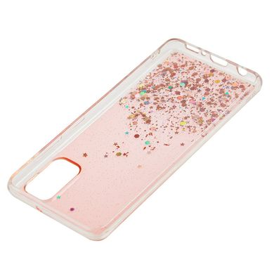Чехол для Samsung Galaxy A41 (A415) Wave confetti розовый
