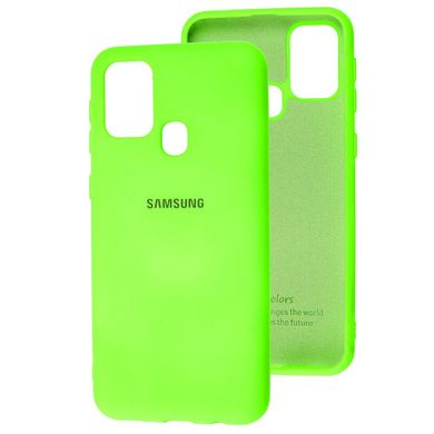 Чехол для Samsung Galaxy M31 (M315) My Colors Full салатовый c закрытым низом и микрофиброю