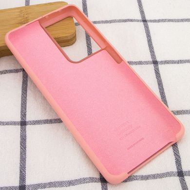 Чехол Silicone Cover (AA) для Samsung Galaxy S21 Ultra (Розовый / Pudra)