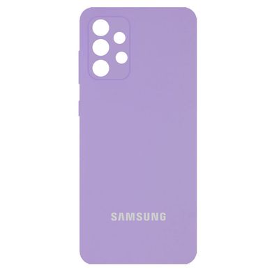 Чехол Silicone Cover Full Camera (AA) для Samsung Galaxy A73 5G Сиреневый / Dasheen