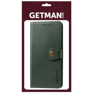Кожаный чехол книжка GETMAN Gallant (PU) для Samsung Galaxy M01 Core / A01 Core (Зеленый)