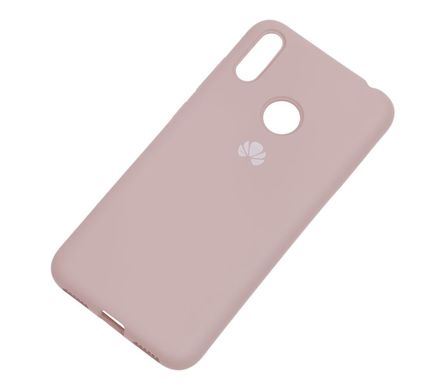 Чохол для Huawei Y7 2019 Silicone Full блідо-рожевий
