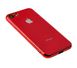 Чехол для iPhone 7 / 8 Silicone case матовый (TPU) красный