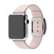 Ремінець для Apple Watch 42/44/45 mm Modern Buckle Leather Pink/Silver