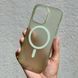 Чохол для iPhone 14 Matt Clear Case ультратонкий, не жовтіє Green