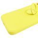 Чехол TPU Candy Ring Full Camera для Apple iPhone 12 (6.1"") Желтый / Yellow