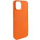 TPU чехол Bonbon Metal Style для Apple iPhone 14 Pro Max (6.7") Оранжевый / Papaya