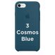 Чехол silicone case for iPhone 7/8 Cosmos Blue / Синий