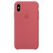 Чехол silicone case for iPhone XS Max Camelia / Красный