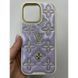 Чехол для Iphone 16 Pro Max Leather LV Purple 2
