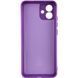 Чехол для Samsung Galaxy A04e Silicone Full camera закрытый низ + защита камеры Фиолетовый / Purple