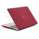 Чехол накладка Matte HardShell Case для MacBook Pro 13" (2016/2017/2018/2019) Wine Red