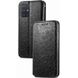 Кожаный чехол книжка GETMAN Mandala (PU) для Samsung Galaxy A51 (Черный)