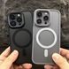 Противоударный чехол для iPhone 11 Nofelet MATT Case with MagSafe Titanium Grey / Серый