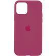 Чехол для Apple iPhone 11 Pro Silicone Full / закрытый низ (Красный / Rose Red)