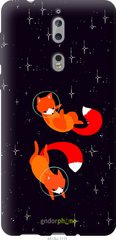 Чехол на Nokia 8 Лисички в космосе 4519u-1115