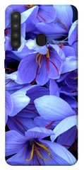 Чехол для Samsung Galaxy A21 PandaPrint Фиолетовый сад цветы