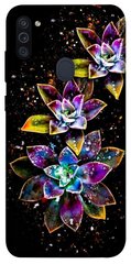 Чехол для Samsung Galaxy M11 PandaPrint Цветы цветы