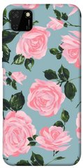 Чехол для Huawei Y5p PandaPrint Розовый принт цветы