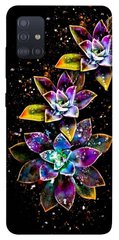 Чехол для Samsung Galaxy M51 PandaPrint Цветы цветы