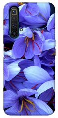 Чехол для Realme X3 SuperZoom PandaPrint Фиолетовый сад цветы