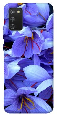 Чехол для Samsung Galaxy A02s PandaPrint Фиолетовый сад цветы