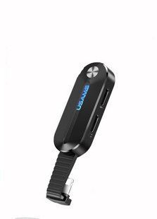 Перехідник Dual Lightning Adapter Usams AU10 Black (US-SJ357), Черный