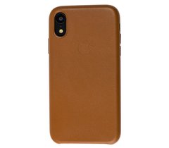 Чехол для iPhone Xr Leather classic "brown"
