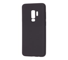 Чохол для Samsung Galaxy S9 Plus (G965) Silicone Full черный с закрытым низом и микрофиброй