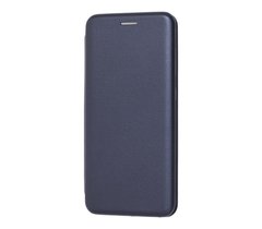 Чехол книжка Premium для Samsung Galaxy A20 / A30 темно-синий
