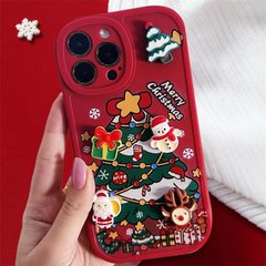Чехол новогодний для Iphone 13 Pro Christmas Series ver 6
