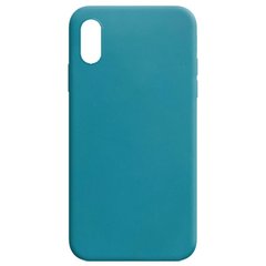 Силиконовый чехол Candy для Apple iPhone XR (6.1"") Синий / Powder Blue