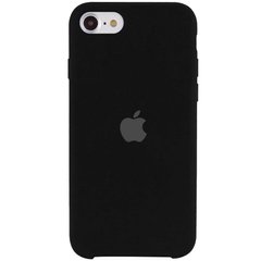 Чохол Silicone Case (AA) Для Apple iPhone SE (2020) (Чорний / Black)