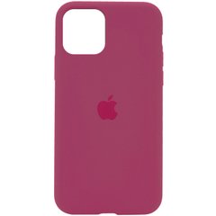 Чехол для Apple iPhone 11 Pro Silicone Full / закрытый низ (Красный / Rose Red)