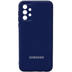 Чехол Silicone Cover Full Camera (AA) для Samsung Galaxy A73 5G Темно-синий / Midnight blue